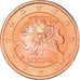 Lithouwen, 2 Euro Cent, 2015, PR, Copper Plated Steel, KM:206