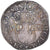Moneda, Francia, Henri III, 1/4 d'écu à la croix de face, 1581, Nantes, MBC