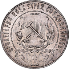 Monnaie, Russie, Rouble, 1921, TTB+, Argent, KM:84