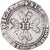 Moneda, Francia, Henri III, Franc au Col Plat, 1582, Bayonne, BC+, Plata