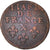 Moneda, Francia, Louis XIV, Liard de France, 1698, Amiens, BC+, Cobre