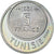 Moneda, Túnez, Muhammad al-Amin Bey, 5 Francs, 1954, Paris, ESSAI, SC, Cobre -
