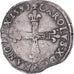 Moneta, Francia, Charles X, 1/4 d'écu à la croix de face, 1597, Nantes, BB