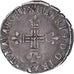 Moneta, Francia, Henri IV, 1/8e d'écu de Navarre, 1601, Saint Palais, Rare