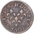 Coin, France, Louis XIII, Double tournois de Warin, tête à gauche, Double