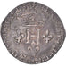 Monnaie, France, Henri III, Double Sol Parisis, 1580, Villeneuve-lès-Avignon