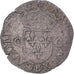 Monnaie, France, Charles X, Douzain aux deux C, 1593, Rouen, TB+, Billon