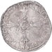 Moneta, Francja, Henri IV, 1/4 d'écu à la croix feuillue de face, 1596