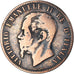 Moneta, Italia, Vittorio Emanuele II, 10 Centesimi, 1867, Strasbourg, MB, Rame