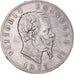 Münze, Italien, Vittorio Emanuele II, 5 Lire, 1875, Rome, S+, Silber, KM:8.4