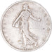 Moneda, Francia, Semeuse, 2 Francs, 1900, Paris, BC+, Plata, KM:845.1