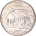 Moeda, Estados Unidos da América, Iowa, Quarter, 2004, U.S. Mint, Philadelphia