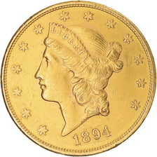 Munten, Verenigde Staten, Liberty Head, $20, Double Eagle, 1894, U.S. Mint, San