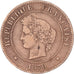Munten, Frankrijk, Cérès, 5 Centimes, 1879, Paris, ancre, FR, Bronzen