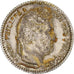 França, Louis-Philippe, 25 Centimes, 1845, Rouen, AU(55-58), Prata, KM:755.2