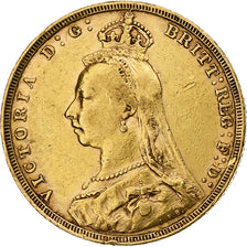 Gran Bretagna, Victoria, Sovereign, 1892, Oro, BB, KM:767