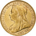 Groot Bretagne, Victoria, Sovereign, 1894, Goud, ZF+, KM:785