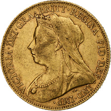 Groot Bretagne, Victoria, Sovereign, 1899, Goud, ZF, KM:785