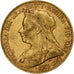 Grã-Bretanha, Victoria, Sovereign, 1899, Dourado, EF(40-45), KM:785