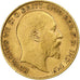 Gran Bretagna, Edward VII, 1/2 Sovereign, 1907, Oro, BB+, KM:804