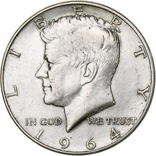 Vereinigte Staaten, Half Dollar, Kennedy, 1964, Denver, Silber, VZ, KM:202