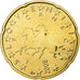 Słowenia, 20 Euro Cent, 2008, Mosiądz, MS(65-70), KM:72