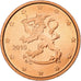 Finland, 2 Euro Cent, 2010, Vantaa, Copper Plated Steel, FDC, KM:99