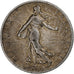 Francja, 2 Francs, Semeuse, 1908, Paris, Srebro, VF(20-25), Gadoury:532