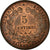 Münze, Frankreich, Cérès, 5 Centimes, 1896, Paris, VZ+, Bronze, KM:821.1