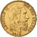 Belgium, Leopold II, 20 Francs, 20 Frank, 1878, Gold, EF(40-45), KM:37