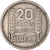 Moneda, Algeria, 20 Francs, 1956