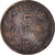 Coin, Greece, 5 Lepta, 1882