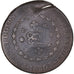 Moneda, Brasil, MARANHAO, 40 Reis, 1835, Countermarked "M" on 80 reis, BC+