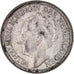Coin, Netherlands, Wilhelmina I, 25 Cents, 1939, Utrecht, EF(40-45), Silver