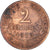 Moeda, França, Dupuis, 2 Centimes, 1919, Paris, AU(55-58), Bronze, KM:841
