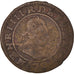 Monnaie, France, Henri III, Double Tournois, Paris, TB, Cuivre, CGKL:86