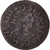 Moneta, Francia, Louis XIII, Double Tournois, 1639, Bordeaux, BB, Rame, CGKL:296