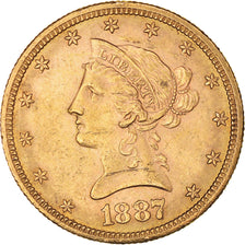 Münze, Vereinigte Staaten, Coronet Head, $10, Eagle, 1887, U.S. Mint, San