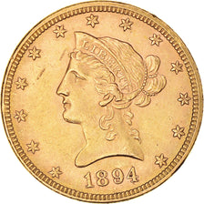 Monnaie, États-Unis, Coronet Head, $10, Eagle, 1894, U.S. Mint, Philadelphie