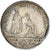 Francia, medalla, Quinaire du Sacre de Charles X à Reims, 1825, Gayrard, EBC