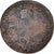 Moneta, Hiszpania niderlandzka, Charles II, Liard, Bruges, VF(20-25), Miedź