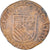 Moneta, Paesi Bassi Spagnoli, Philippe II, Liard, 1592, Maastricht, MB+, Rame