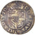 Moneda, Países Bajos españoles, Philippe II, Liard, 1585, Bruges, BC+, Cobre