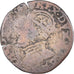 Moneta, Hiszpania niderlandzka, Philippe II, Liard, Tournai, VF(20-25), Miedź