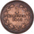 Moneda, Estados alemanes, BADEN, Leopold I, Kreuzer, 1843, MBC, Cobre, KM:203