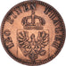 Coin, German States, PRUSSIA, Wilhelm I, 3 Pfennig, 1867, Hannover, AU(50-53)