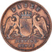 Coin, German States, BADEN, Friedrich I, Kreuzer, 1869, EF(40-45), Copper