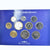 Moeda, França, Coffret 1 c. à 20 frs., 2000, Monnaie de Paris, BU, MS(65-70)