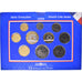 Moneda, Francia, abeille, Coffret 1 c. à 20 frs., 1999, Monnaie de Paris, BU