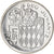 Coin, Monaco, Rainier III, 1/2 Franc, 1979, MS(63), Nickel, KM:145, Gadoury:MC